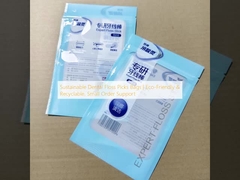 Sustainable Dental Floss Picks Bags | Eco-Friendly & Recyclable, Small Order Support