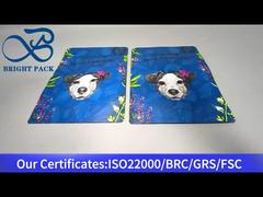 pet food stand up zipper bag