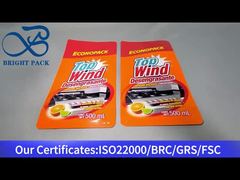 stand up pouch for desengrasante