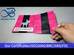 cannabis stand up zipper bag with clear window