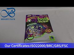 stand up zipper bag for children toys 