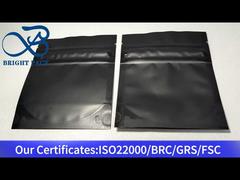 black matte child proof bags