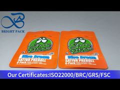 cannabis child lock bag with clear window