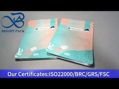 pink and blue eight-side sealed bag 500g