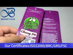 purple small plastic bag 1g with easy-tear opening