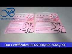 red stand up zipper pouch for laundry detergent pods