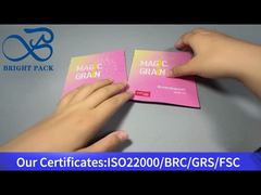 pink small stand up bag for protein powder