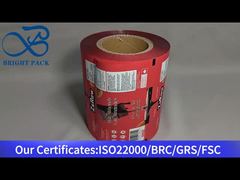 red aluminum foil roll film for chocolate