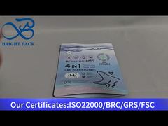 blue laundry detergent pods stand up bag