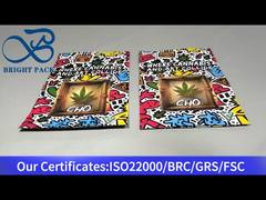 touch film colorful child resistant zipper bag 