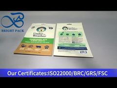 brown stand up food packaging bag for dogs food