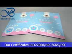 blue stand up aluminum plastic pouch for laundry pods 450g