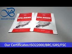 white plastic zipper packaging bag for bath cleaner sanitizer 80g