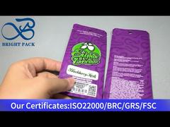 purple pe bag packaging