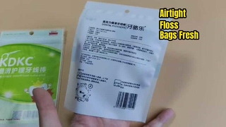 Airtight Floss Stick Bags for Dental Care Storage & Portable Oral Hygiene Supplies