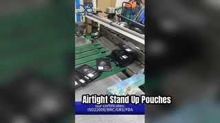 Stand Up Zipper Pouch B2B Wholesale Resealable Custom Food Safe Airtight