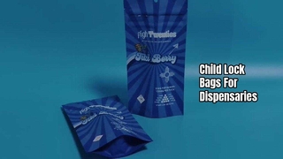 Cannabis Child Lock Bag  US Patented Wholesale for EU/USA Dispensary Needs