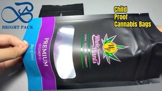 US Patented Custom Child-Proof Mylar Bag