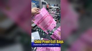 Custom Child Proof Exit Bags: US Compliant B2B Wholesale Tamper-Evident Resealable