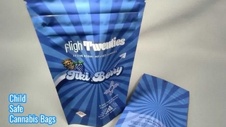 Custom Cannabis Child Resistant Bags Manufacturer