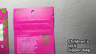 Children's lock zipper bag