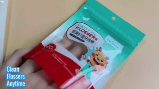 Airtight Plastic Zipper Bags for Dental Flossers Storage & Travel Oral Hygiene