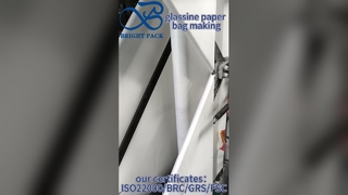 Food-Grade Glassine Paper Bag Wholesale Custom Print for Bakery & Candy Brands