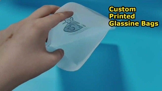 Chinese factory customizable printing glassine paper bag wholesale