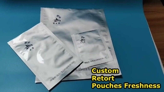 Customizable size aluminum foil high-temperature retort pouch for Food Packaging Wholesale