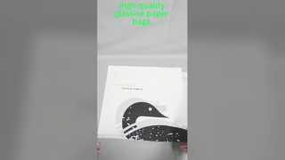 Customizable Size High Transparency 100% Biodegradable Glassine Paper Bags for Apparel Packaging