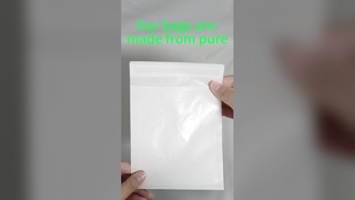 Custom Glassine Paper Bags with Self-Adhesive Peel-and-Seal Closure, 100% Biodegradable and Customiz