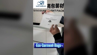 Environment-friendly White Glassine Paper Bags for Packing Garment Coats Underwear Biodegradable Clo