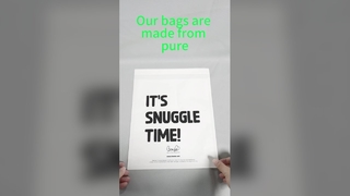 40g Glassine Pure Paper Garment Mailer Bag with Self-Sealing Adhesive Strip and Fully Recyclable Pac