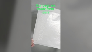 Custom Printed Eco-Friendly Glassine Wax Paper Bags with Self-Seal Adhesive Strip for T-Shirt Packag