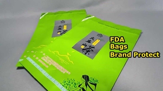 FDA-Compliant Resealable Printed Plastic Bags