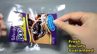 plastic polythene bag for chocolate coated biscuit 189g