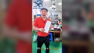 Food Grade Flat Bottom Coffee Bag Stable Shelf Display For Coffee Brand