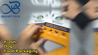 yellow polythene packing bag for dog food 170g