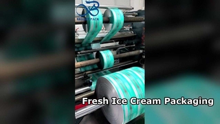 Custom Ice Cream Packaging Films Cold Resistant Fresh Lock Print Film