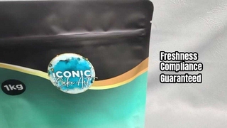 FDA-Compliant Flat Bottom Bags with Zipper