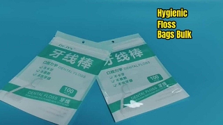 Dental Floss Zipper Bag Hygienic Leakproof Bulk for Oral Care Distributors