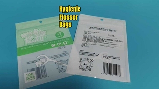 Dental Flossers Bag Hygienic Resealable Bulk for Oral Care Brands