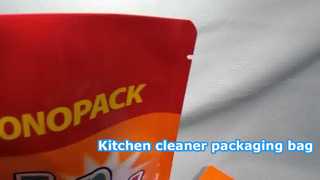 Kitchen cleaner packaging bag