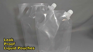 liquid pouch bag with spout