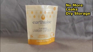 Leak-Proof Laundry Capsules Zipper Bags for Moisture-Free Household Storage Use