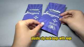 plastic zip lock bags with logo