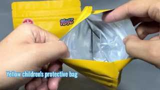 Yellow children's protective bag