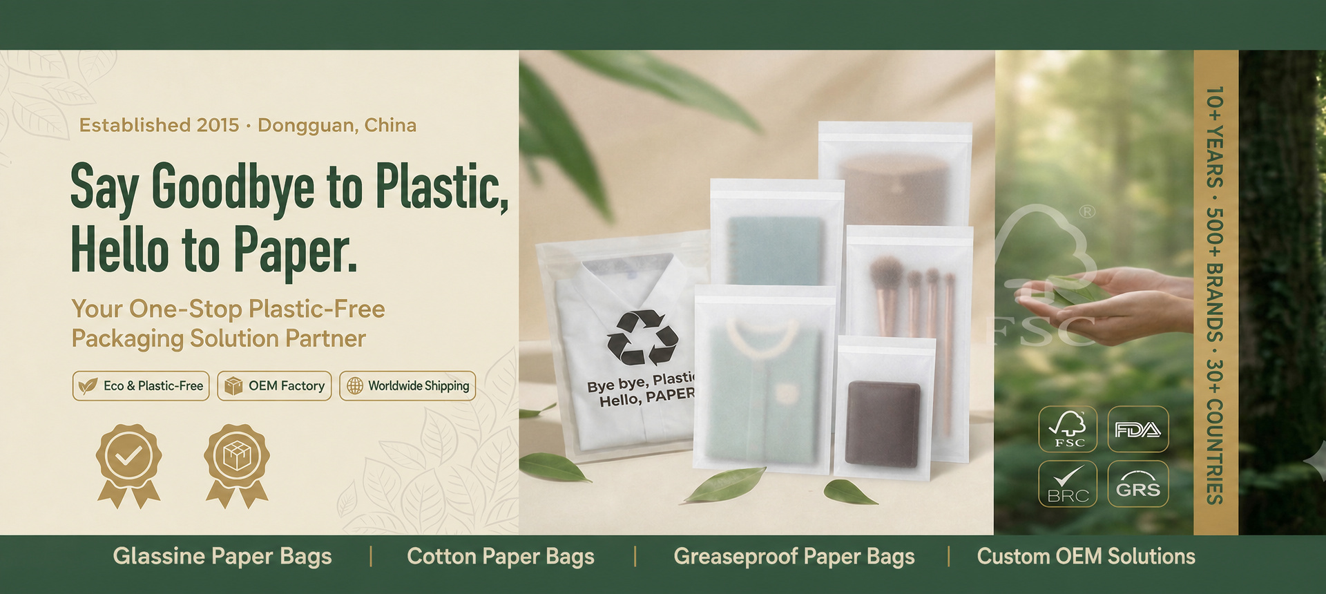 Quality Plastic-Free Paper Bag factory