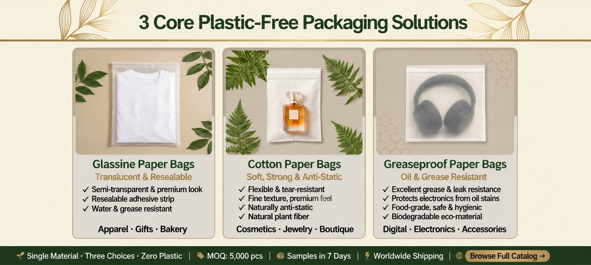 Quality Plastic-Free Paper Bag factory