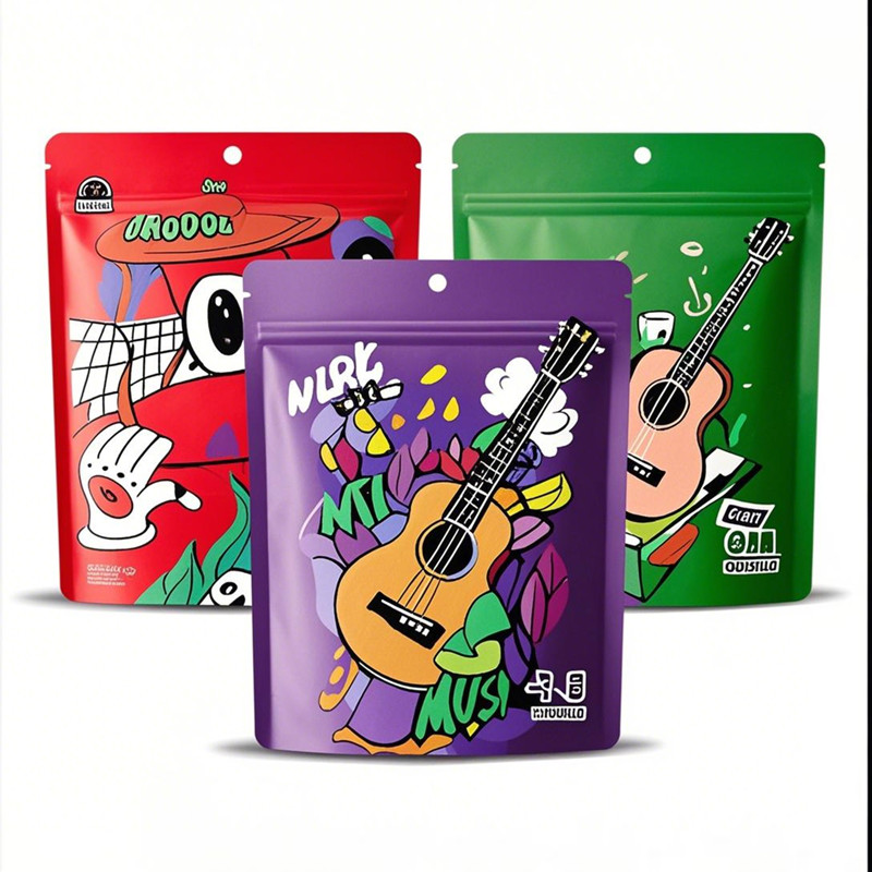Multi-layer Mylar Bags For Coffee/Tea/Snacks Nuts Packaging